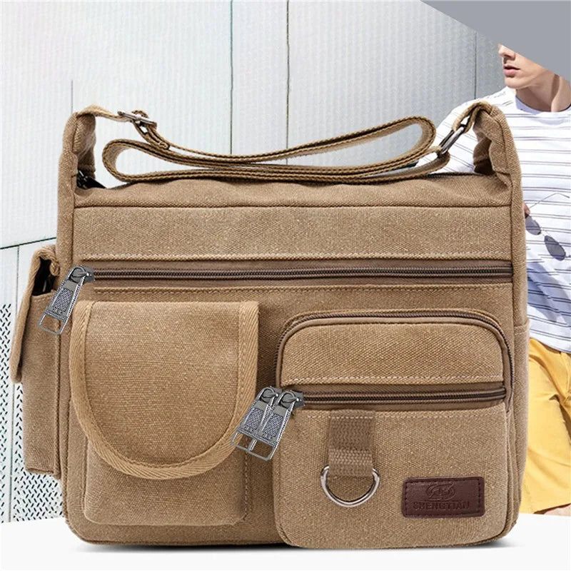 Bolsa de lona Masculina - Messenger